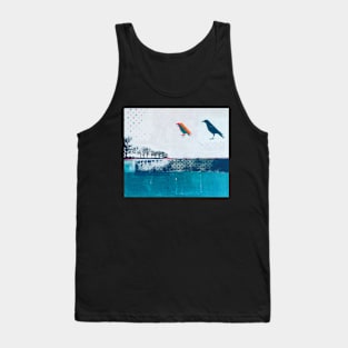 Picture of an original painting, crow Tank Top